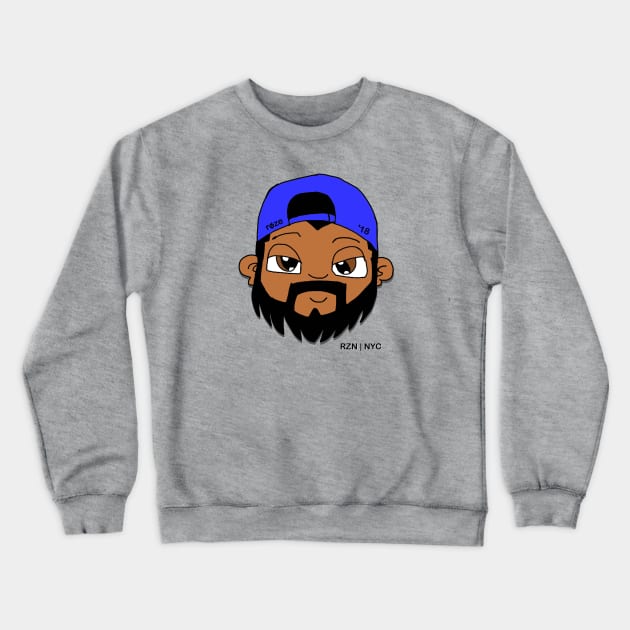 Rozenface 18 Crewneck Sweatshirt by KyleRoze